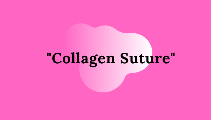 Collagen Suture absorbable stitches material
