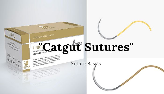 catgut sutures plain chromic absorbable surgical gut suture sizes