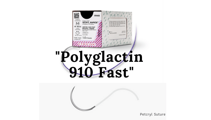 polyglactin 910 fast vicryl rapide absorbable sutures
